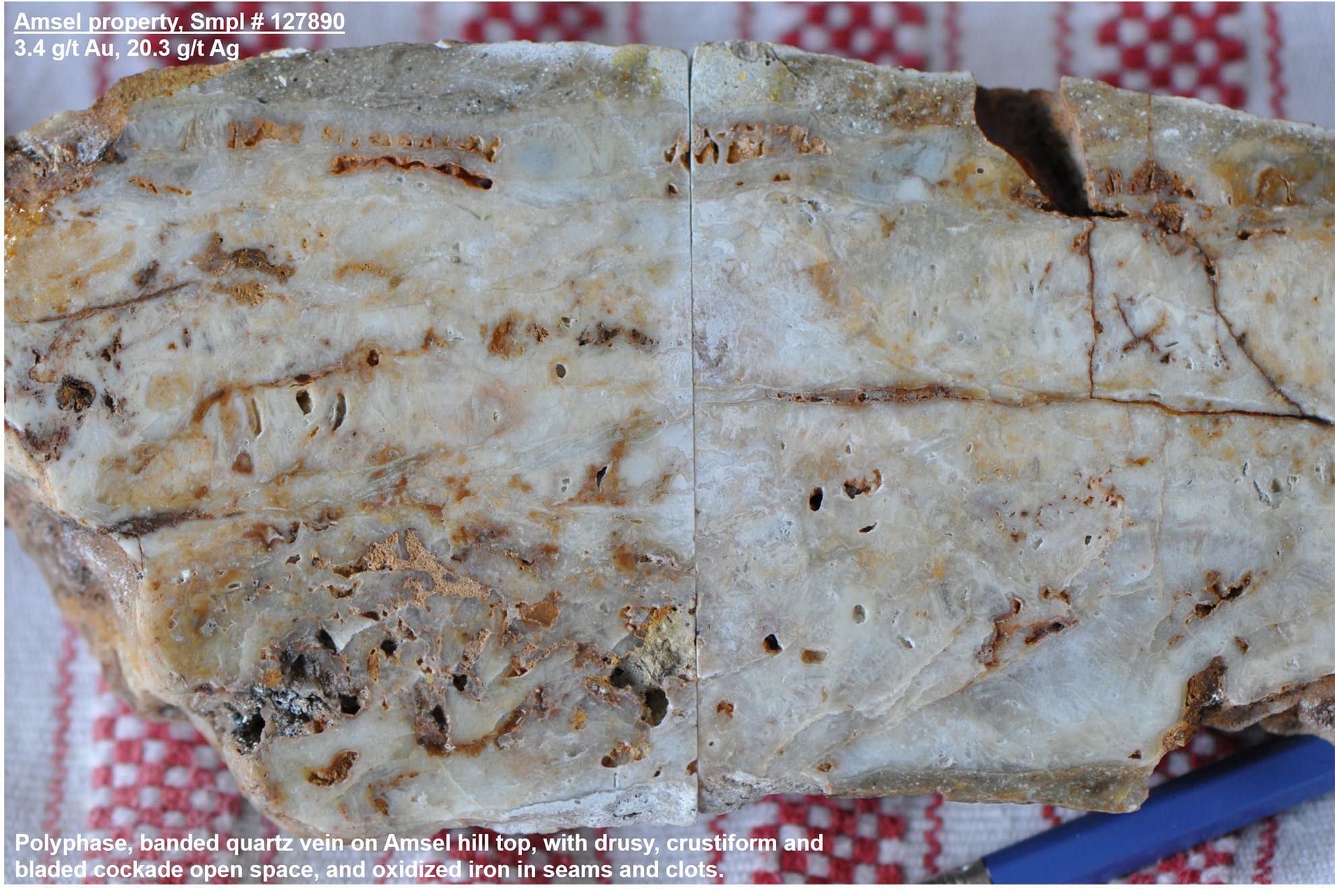 Drill core and hand sample Photographs