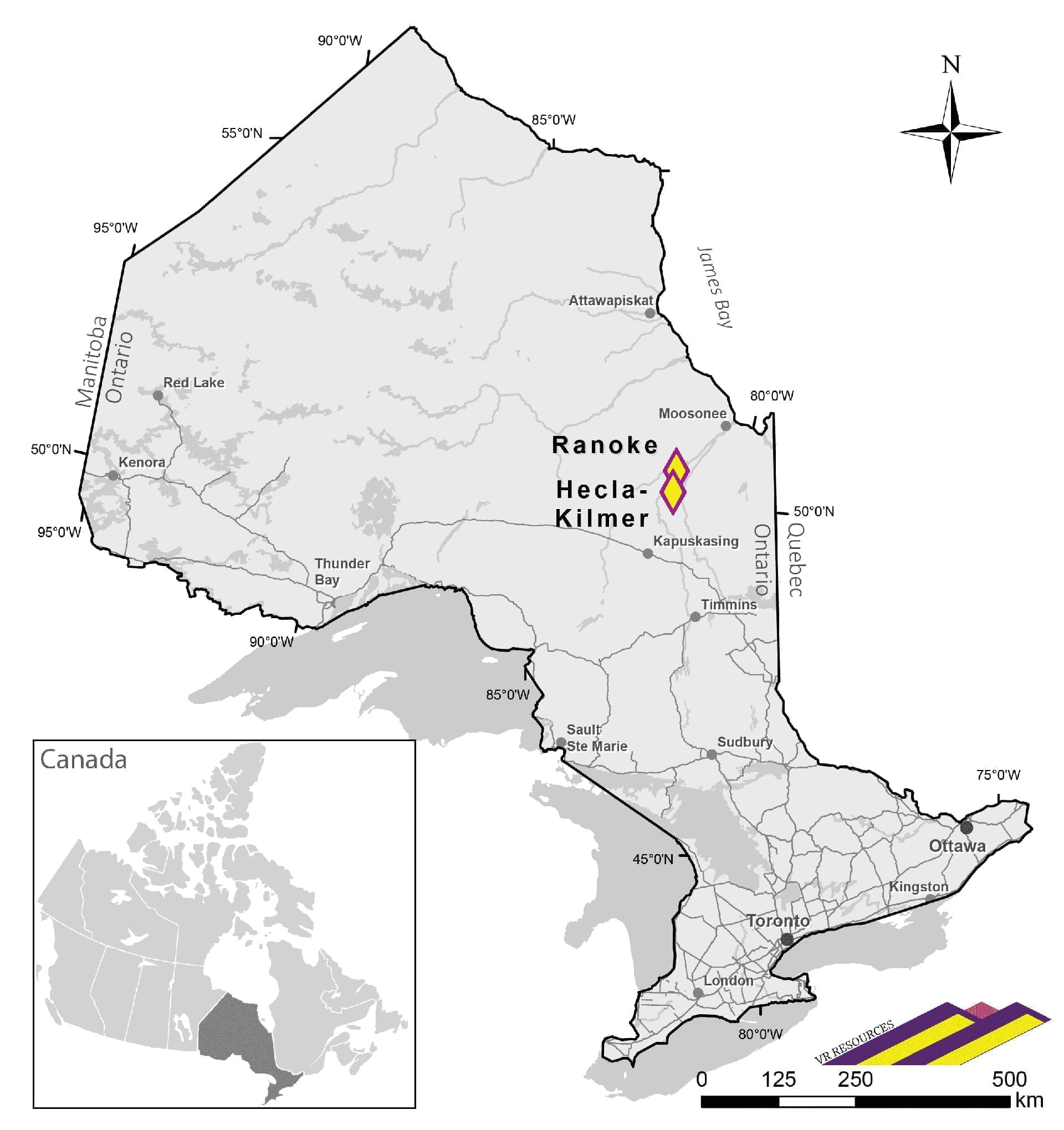 Property Location in Northern Ontario